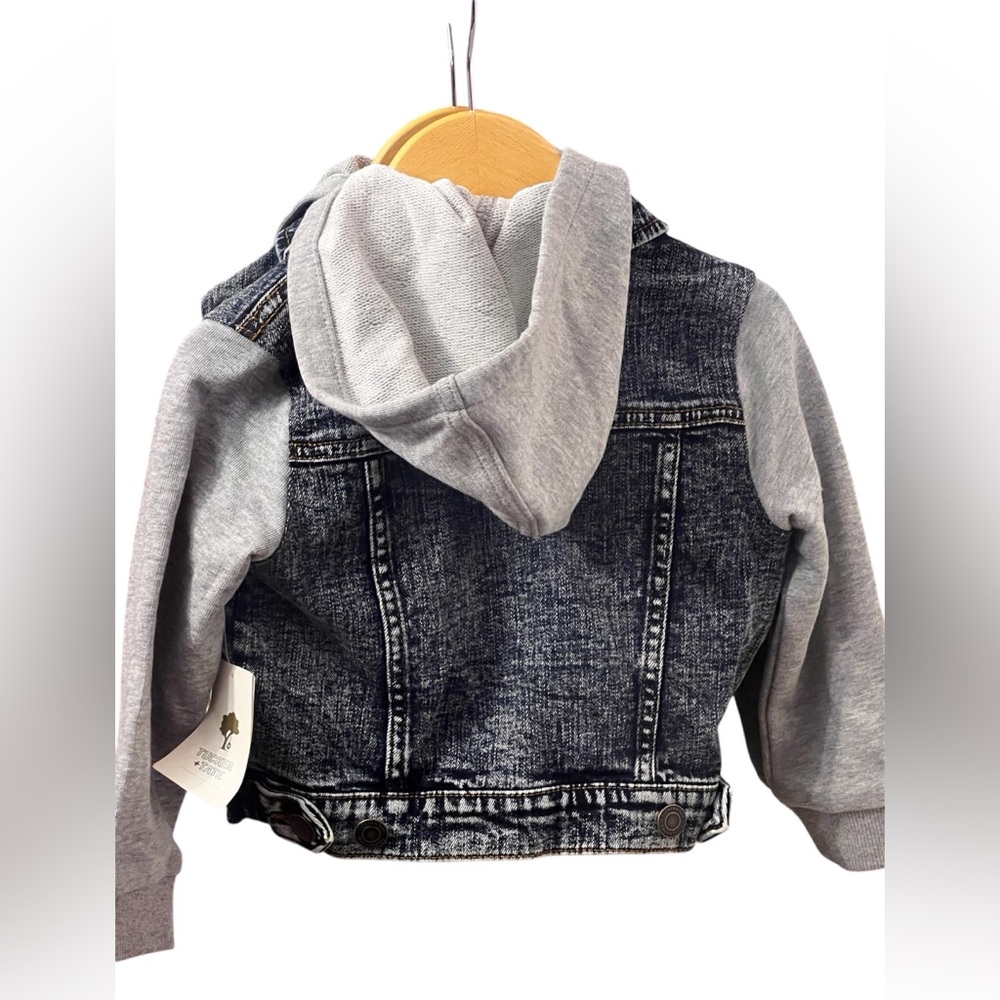 Tucker + Tate denim & knit hooded jacket NWT - Picture 6 of 6